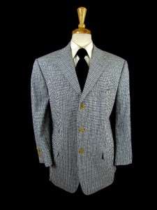   SEERSUCKER jacket blazer sport coat modern business LARGE 44 R  
