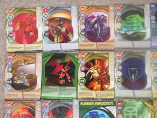 Lot of 10 Bakugan and 24 cards, One battle gear     