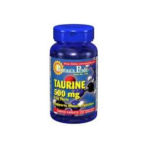  Taurine 500 mg 500 mg 100 Caplets