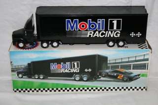 Mobil Racing 1 Toy Race Car Carrier Second of Series Limited Edition 