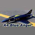 New A 4 Blue Angels Skyhawk 4CH EDF 55mm RC Jet Starmax