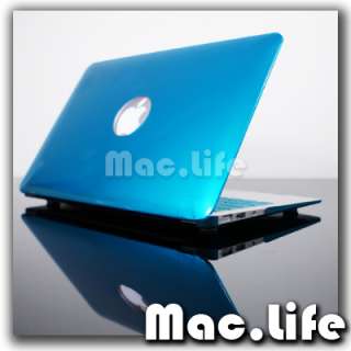 METALLIC AQUA BLUE Hard Case Cover for Macbook Air 13  