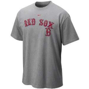  Nike Boston Red Sox Ash Outta The Park T shirt