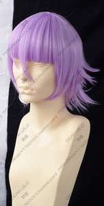 Soul Eater Chrona Short Cosplay Light Purple Wig  
