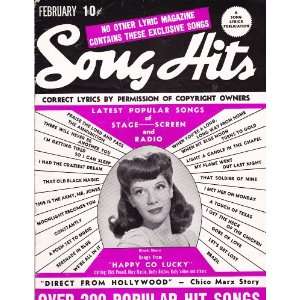  Song Hits Magazine ~ Vol. 6, No. 9, February 1943 (Dinah 