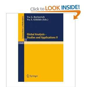  Global Analysis Studies and Applications V (Lecture Notes 