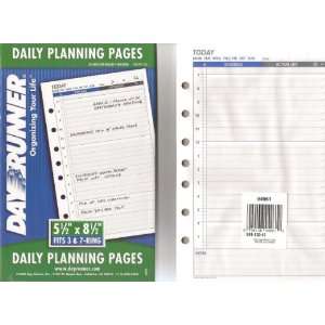  DAY RUNNER NON DATED DAILY PLANNING PAGES REFILL