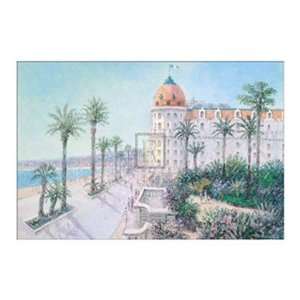 Promenade des Anglais by L. Ritter 27x20 