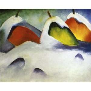  FRAMED oil paintings   Franz Marc   24 x 20 inches   Haystacks 
