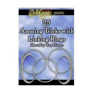  25 Tricks W/ Linking Rings DVD   Instructional Mag Toys 