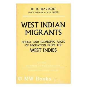  West indian immigrants R. B. Davison Books