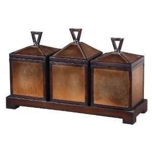   decorative accent Canisters And Tray Set/420477