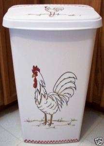 HP ROOSTER TRASH CAN/KITCHEN/ CHECK IT OUT/NEW BY MB  