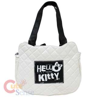 Sanrio Hello Kitty Angry Kitty Quilted Face Hand Bag Loungefly 