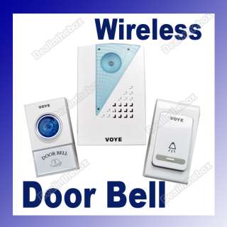 100M New Alarm Wireless Home Security Remote Door Bells with Light 38 