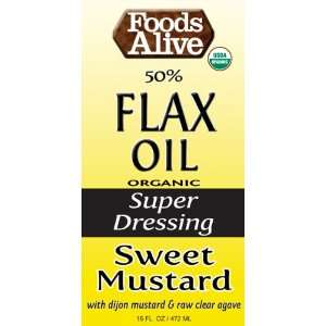Sweet Mustard Organic Flax Oil Super Dressing (16 oz.)  