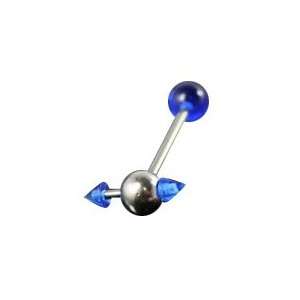   Spike Barbell   14G   Sold as a Pair (16mm bar length, 6mm ball size