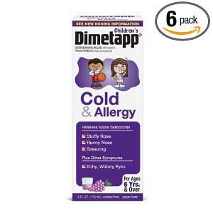  Dimetapp, Cold & Allergy Elixir, Childrens, 4 OunceBoxes 