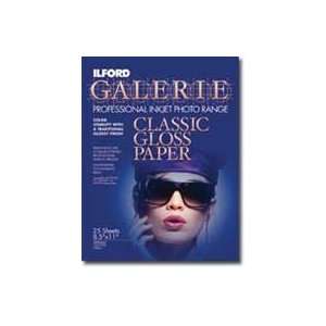  Ilford 1133000 Paper, Classic GLOSS,8.5X11, 25 Shts 