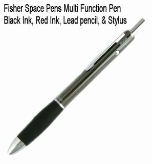 Fisher Multi Action Space Pen / Black Ink, Red Ink, Pencil, & Stylus 