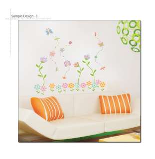 ] Lovely Flowers & Butterfly Nursery Kids Wall Decor 