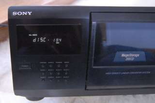Reproductor mega del cambiador CD de almacenamiento de disco de Sony 