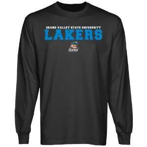  Grand Valley State Lakers Charcoal University Name Long 