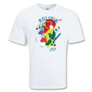  Euro 2012   Bolivia Copa America Splash T Shirt Sports 