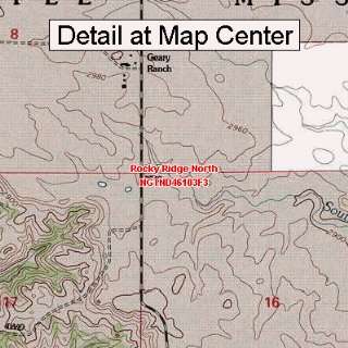  USGS Topographic Quadrangle Map   Rocky Ridge North, North 