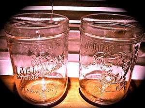 Lagunitas Mason Jar beer Glass  