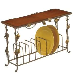  25 Country Style Spring Leaf Table Top Plate Rack by Midwest 