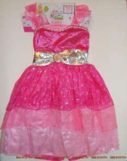 NEW Barbie A Fashion Fairytale Dress up Costume Sz 4 6X  