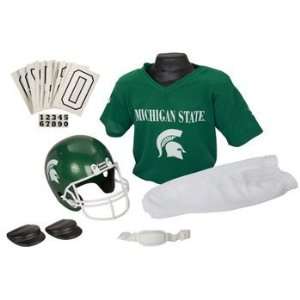  Michigan State Spartans MSU NCAA Football Deluxe Uniform 