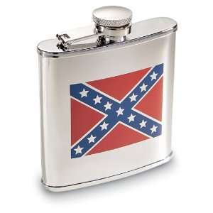 oz. Confederate Flag Flask 