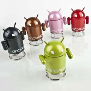 USB Android Robot Speaker for Latop Tablet PC TF Card FM Radio  MP4 