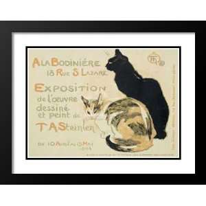   Double Matted 33x41 Bodiniere   Exposition Steinlen