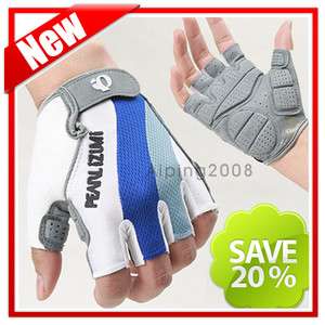 2012 New Cycling Bicycle Silicone Antiskid half finger gloves size M L 