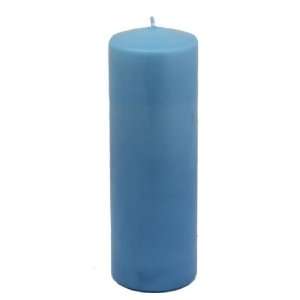  3 x 9 Light Blue Pillar Candles