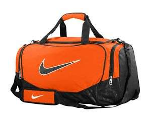 Nike BRASILIA V Training DUFFEL Bag GYM Travel ORANGE  