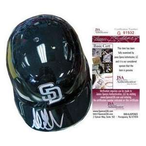  Adrian Gonzalez Autographed San Diego Padres Mini Helmet 