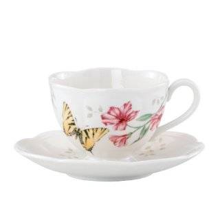 Lenox Butterfly Meadow Tiger Swallowtail Cup and Saucer Set