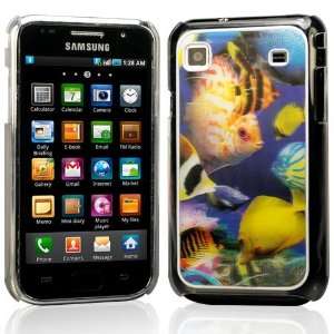  Fish / 3D Print Pattern Plastic Case for Samsung i9000+Free Screen 