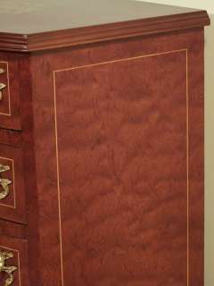   Inlaid NEOCLASSICAL Bow Front DRESSER CHEST w/ Ormolu e1038  