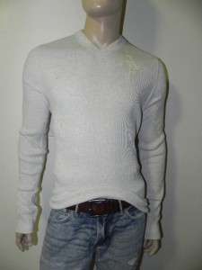 New Abercrombie & Fitch A&F Mens Slim/Muscle Fit V Neck Sweater  