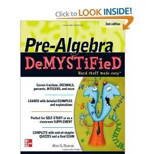  PreAlgebra DeMYSTiFieD 2nd Second edition byBluman Bluman 