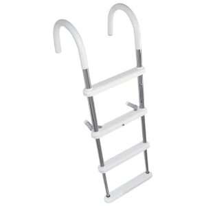 Telescoping Stainless Steel Gunwale Ladder, Available in 3 or 4 Steps 