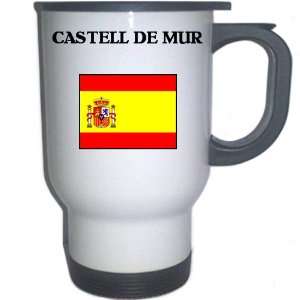  Spain (Espana)   CASTELL DE MUR White Stainless Steel 