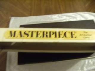 MasterPiece The Art Auction Game Parker Brothers 100% Complete 