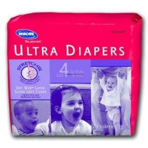  Invacare Disposable Ultra Childrens Diapers Size   Large 