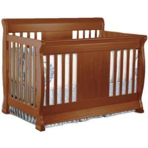  NE Kids 2440 Set Charleston Nursery Crib Set in Pecan 